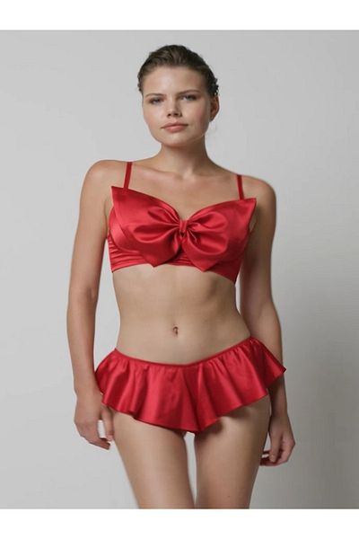 Penti Allure Bow Red Bustier