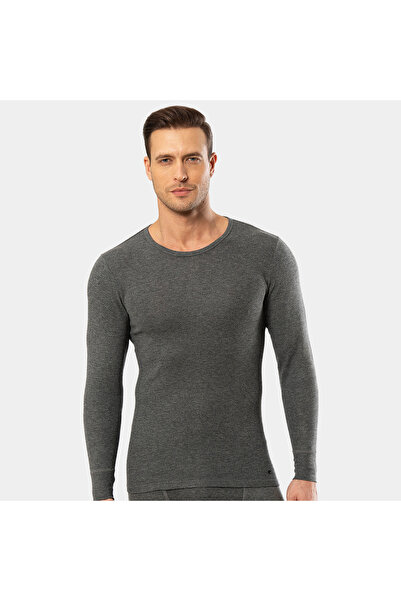 Cacharel - Thermal Long Sleeve Crew Neck 1603/Grey
