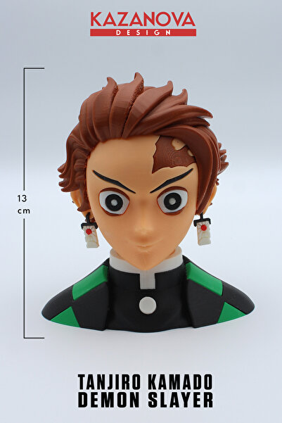 Kazanova Design Tanjiro Kamado Demon Slayer Büst (13 CM)