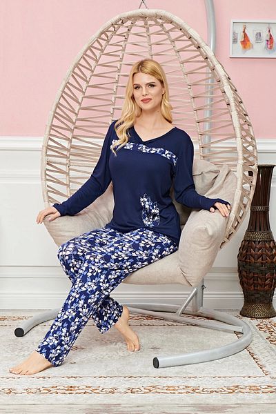 ls locco Long Sleeve Pajama Set Model No 7612