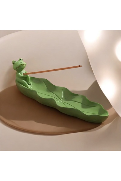 evdeki atölyem Kurbağa Model Tütsülük /hediyelik