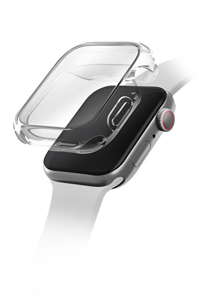 UNIQ Better By Design Apple Watch 46mm Uyumlu Grade Hybrid Serisi Şeffaf Kılı...