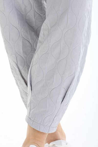 Reji Pleated Onion Shell Pattern Trousers