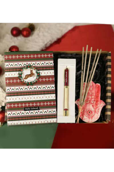 Genel Markalar Yılbaşına Kişiye Özel Desenli Defter & Kişiye Özel Roller Kale...