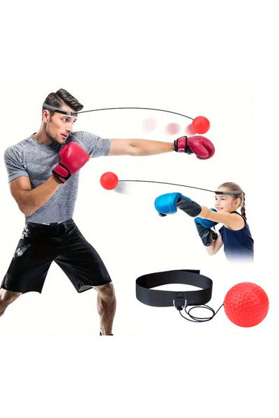 Boldy Reaksiyon Egzersizi - Başa Takılan Boks Oyun Topu-Hız Antrenman Topu-Refleks Koordinasyon Egzersizi