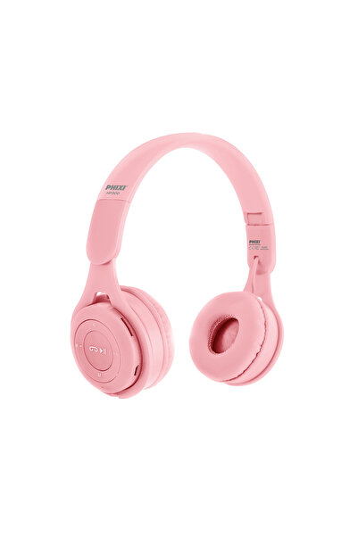 Phixi Kablosuz Kafaüstü Kulaklık Bluetooth Wireless 5.0V Mikrofonlu HD Ses