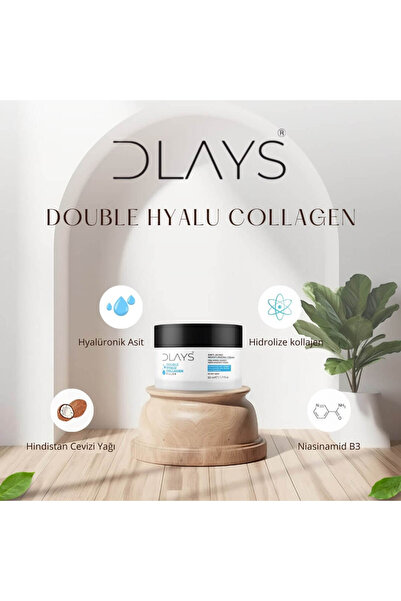 DLAYS Double Hyalu Collagen Filler Yaşlanma Karşıtı Nemlendirici 50ml