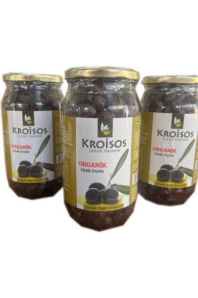 Kroisos 3 Lü Gemlik Zeytin Seti