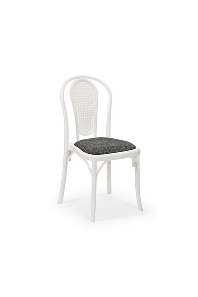 Bintaş Mobilya 4 Adet Sandalye Fiyatıdır Sozo Antrasit Kumaş Beyaz Mutfak Sal...