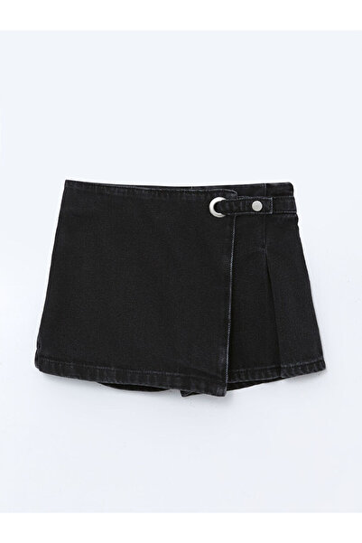 LC Waikiki Dievčenské šortky s elastickým pásom a kockovaným vzorom