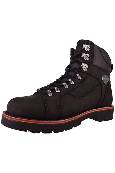 Harley Davidson Herren Bikerboots Stiefel Windon Biker Motorrad D93851 Schwarz Black Leder