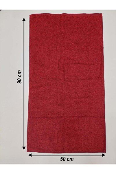 Mef Collection 12-Pack Burgundy Hairdresser Barber Towels 50X90 |   Professional Hair Drying Towel Economical Set