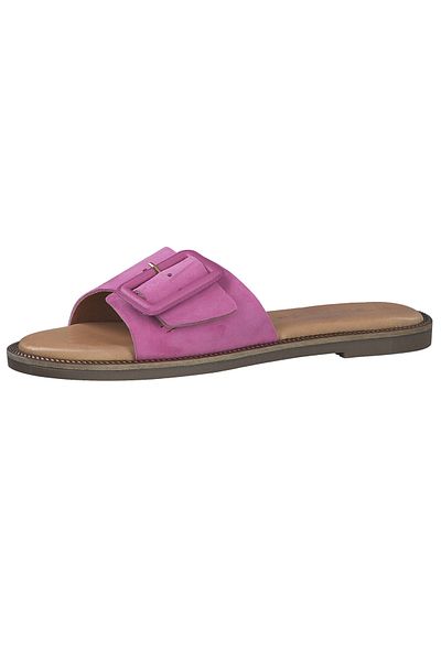 Tamaris Damen Sandalen 1-27105-42 Rosa 510 Pink Leder mit TOUCH-IT