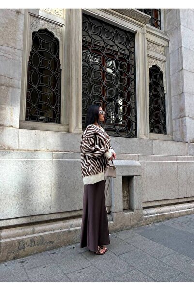 LB Laluna Butik Dámský vzorovaný úpletový svetr