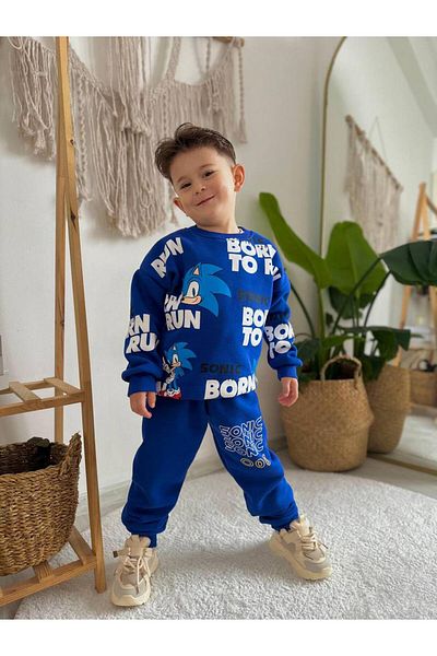 JELİBOOM Sonic Organic Cotton Boys' Tracksuit Set