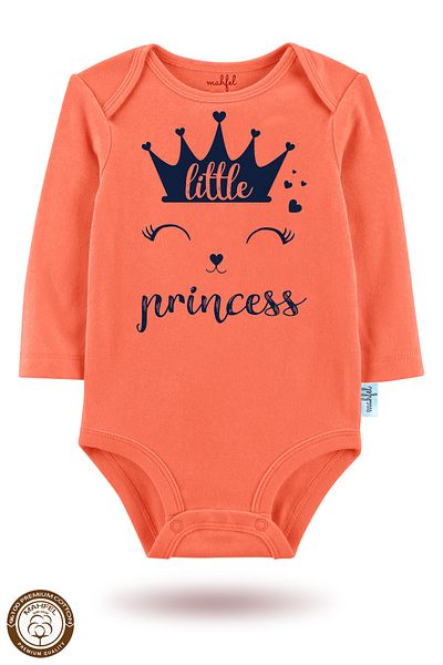 MAHFEL 2-Piece 100% Cotton Organic Printed Snap Fastener Baby Bodysuit