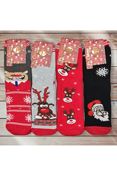 idssocks Нова година 2025 - Зимни детски чорапи 4 чифта