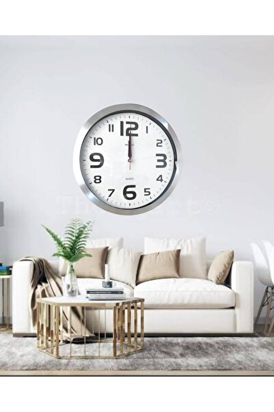 Revello Chrome 35X35 Wall Watch Modern Design Large Size from the Watchwards Home