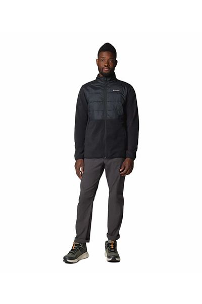 Columbia Мъжко яке AO4318 Basin Butte Full Zipper FLEECE II - Черно