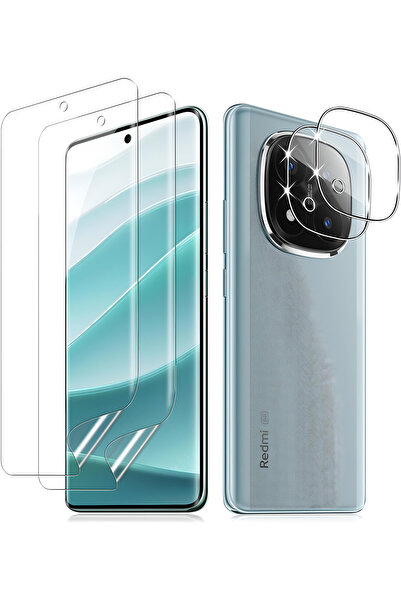 aheaks Xiaomi Redmi Note 14 Pro Plus İnce Ekran Koruyucu Jelatin Ped - Kamera...