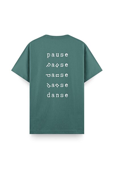 Orvia Life تي شيرت أخضر عادي للرقص