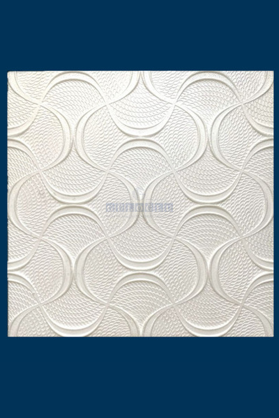 GÜLOĞLU STROPİYER 50x50 Stropiyer Tavan Kaplama Gkpç Dalga (6 ADET)