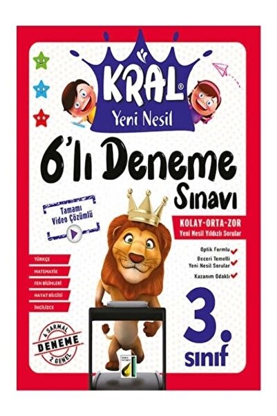 Damla Yayınevi DAMLA YAYINLARI 3.SINIF YENİ NESİL 6 LI DENEME