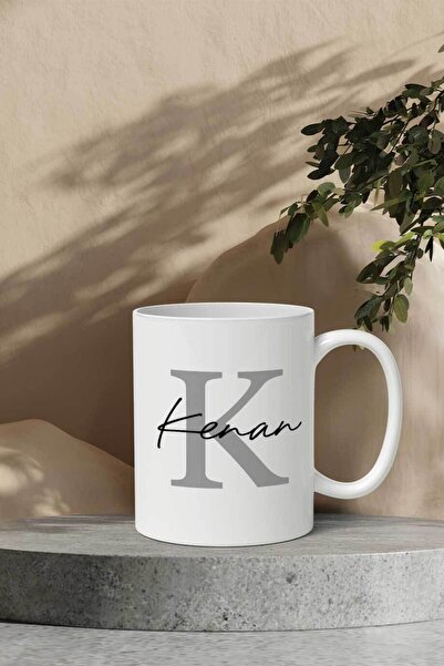 Personalized Mug with K Letters