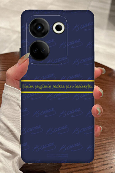 TECNO Camon 20 Pro Futbol Takımı - Tezahurat Desenli Kamera Korumalı HD Baskı...