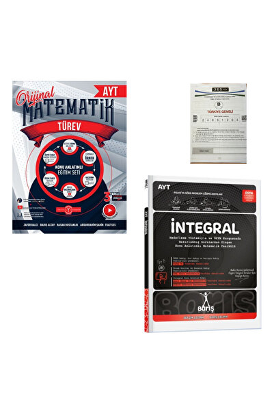 Orijinal Yayınları Orijinal Yayınları AYT Türev ve Barış Çelenk İntegral Matematik Fasikülleri