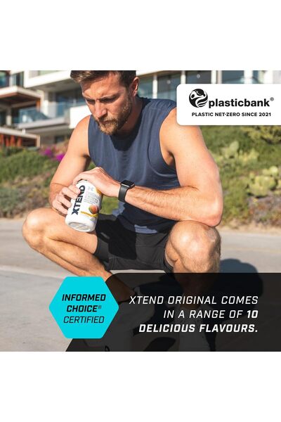 Scivation XTEND Original BCAA Powder Watermelon Explosion 30 Servings | 7g BCAAs Per Serving | Sugar Free Bran