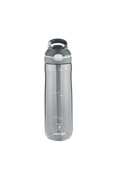 Contigo Ashland Tren Tek El Bas İç Kapaklı Su Matarası 720ml 2191378 - Füme