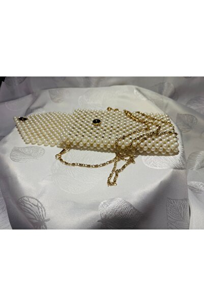 begüm jewelery İNCİ DETAYLI TELEFON ÇANTASI