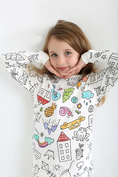 vitmo Vi̇tmo Baby Dye-Yika Used Cycling Collar Unisex Children's Pjamas Set