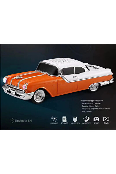 ErginGroup WS-598 Eşref Tek Klasik Araba Kablosuz Bluetooth Hoparlör Speaker ...