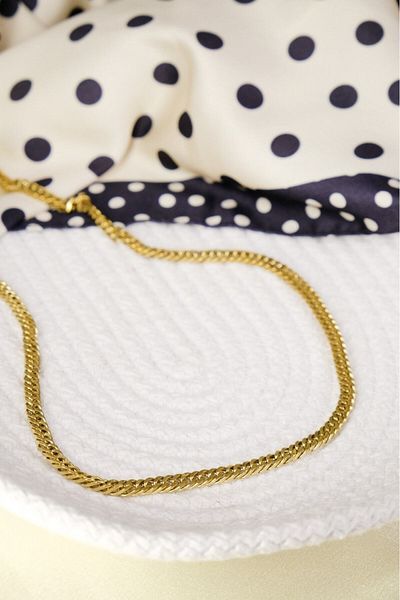 Lekka Design Knitted Chain Non-Tarnish Steel Unisex Necklace