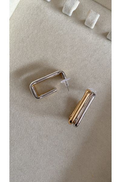 Muse Sister Double Double Color Earrings