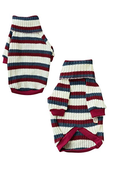 Barneystore Kedi Köpek Kalın Triko Boğazlı Kazak