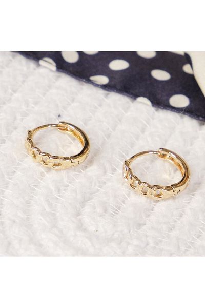 Lekka Design Fine Mesh Hoop Women's Anti-Tarnish Luxury Steel Earrings