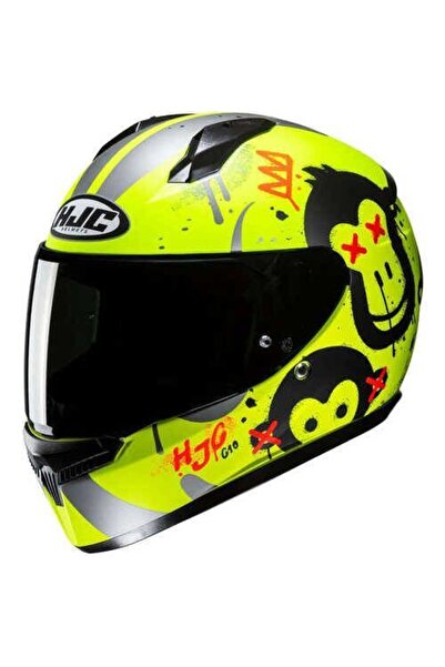 HJC C10 Kapalı Motosiklet Kaskı Geti MC3SF (Çocuk Kaskı)