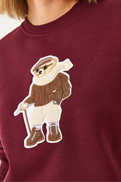 Bianco Lucci Dámská mikina se třemi nitěmi s potiskem 60351295