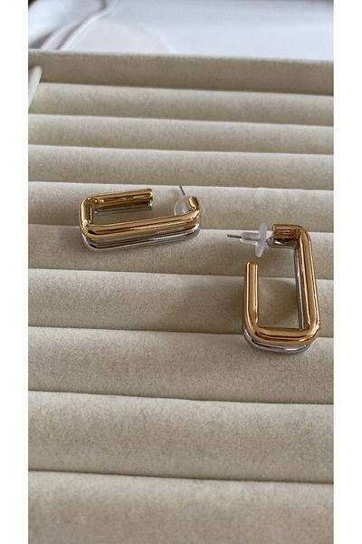 Muse Sister Double Double Color Earrings