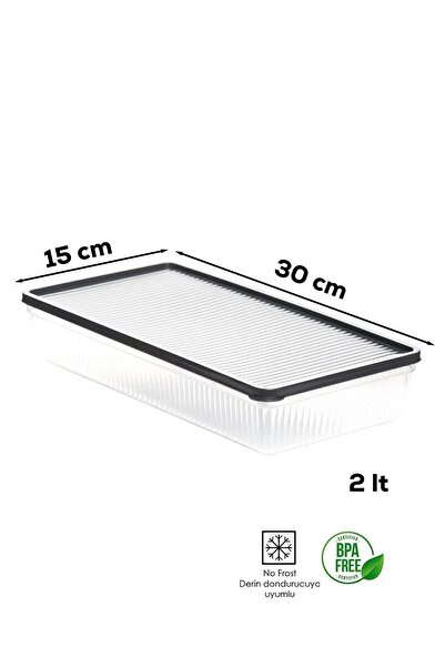 Home Anthracite Style 24-Piece 48-Piece Refrigerator Organizer - Deep Freezer and Storage Container