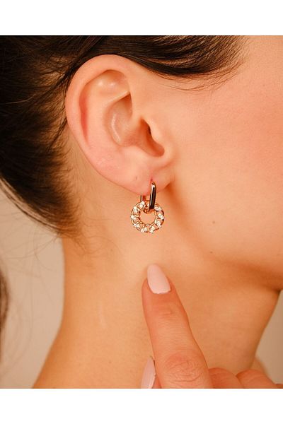 Lekka Design Women's Non-Tarnish Steel Jewelry Luxury Dangle Earrings