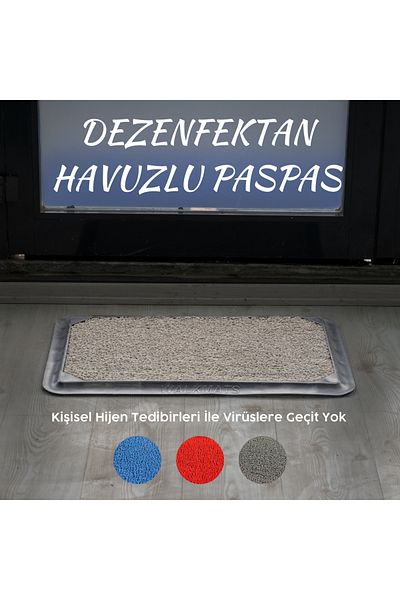 MR MİLREY Covoraș de ușă ondulat cu rezervor de dezinfectant – Design anti-alunecare – Curățare și igienă
