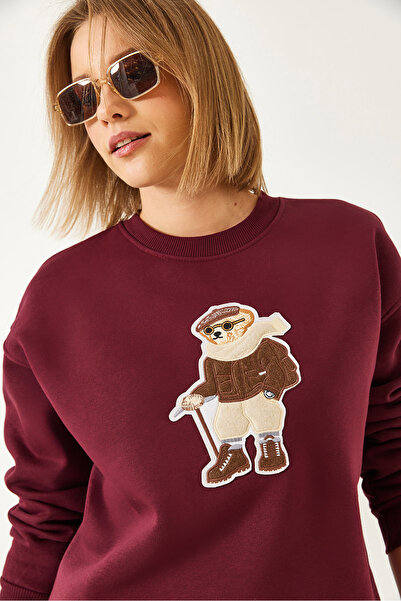 Bianco Lucci Dámská mikina se třemi nitěmi s potiskem 60351295