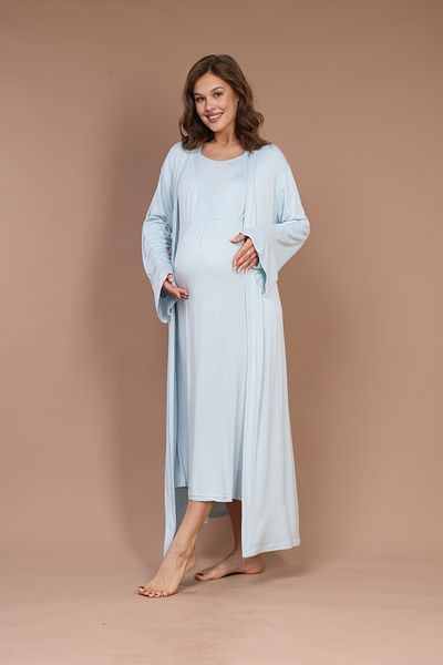 Rimel Homewear Set cămașă de noapte de maternitate simplă la două piept
