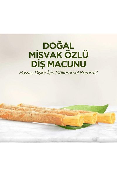 Eyüp Sabri Tuncer 90ml Natural Miswak Extract Toothpaste and Ultra Soft Toothbrush - Pro-Clinic