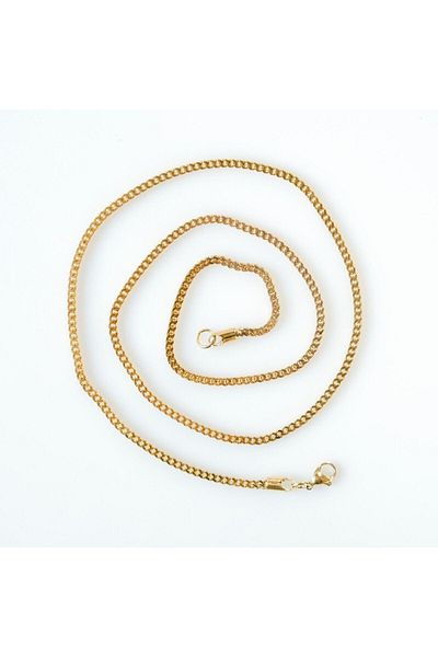 Lekka Design V Model Unisex Steel Chain Necklace