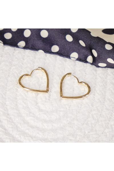 Lekka Design Heart Non-Tarnish Luxury Women's Steel Earrings
